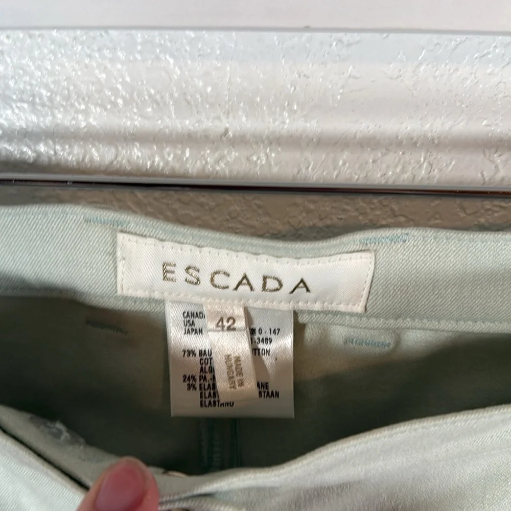 Escada Aqua Stretch Flare Pant Size 42EU